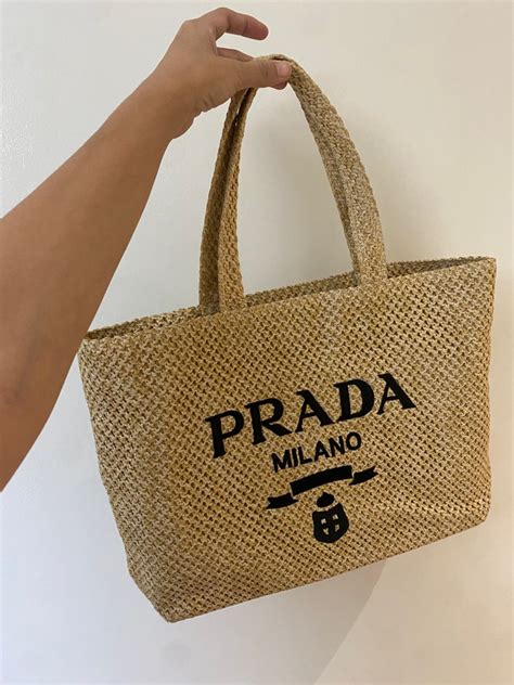 prada swim bag|Prada beach bag.